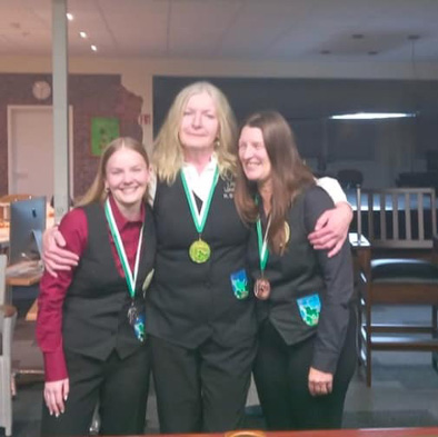 Silber und Bronze bei den Damen NDM Snooker